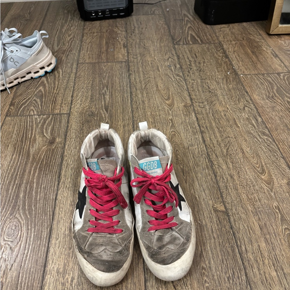 Golden Goose Sneakers with Pink Laces